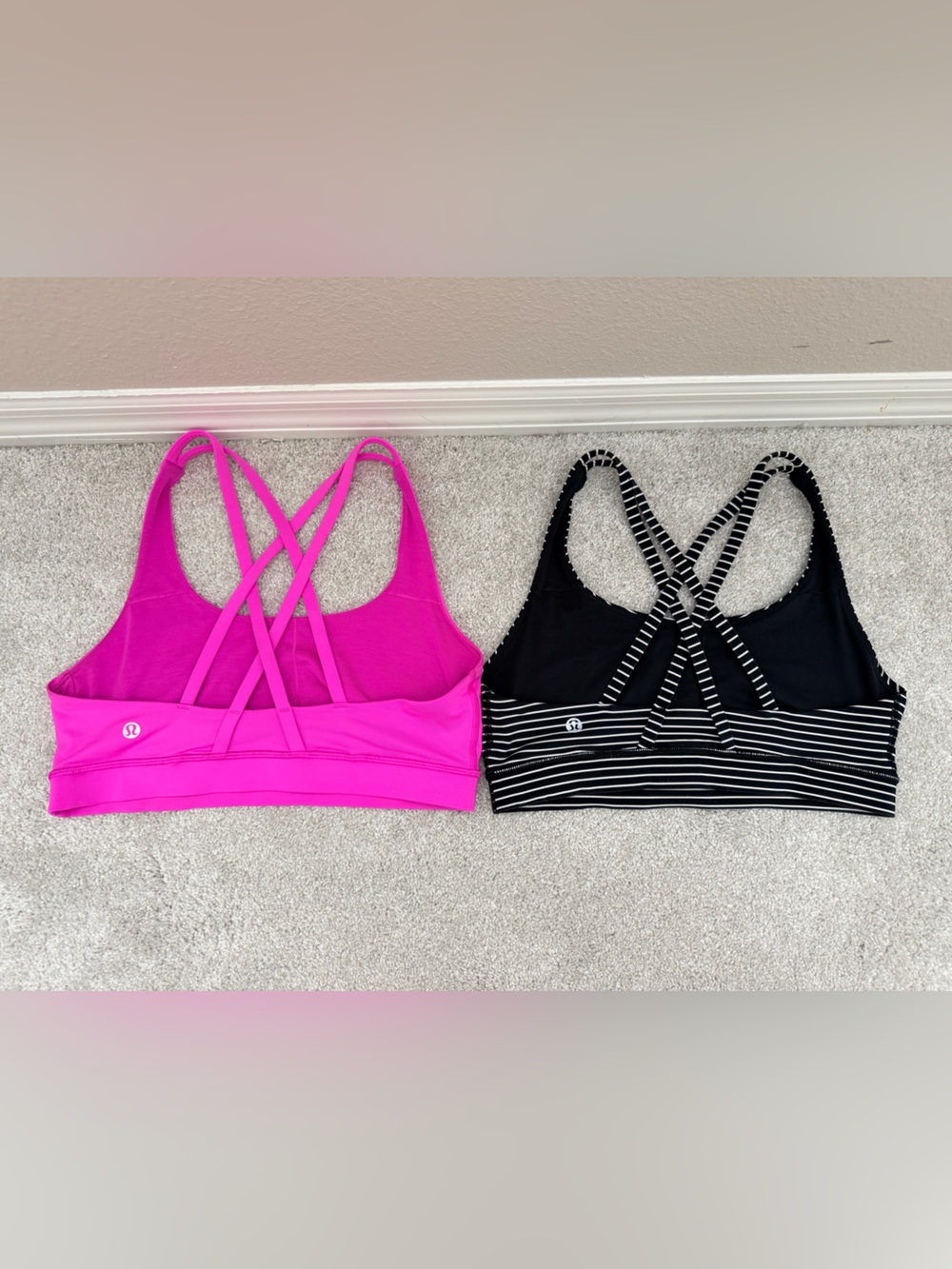 Lululemon set of 2 Energy Bras, size 8 - Picture 2 of 3